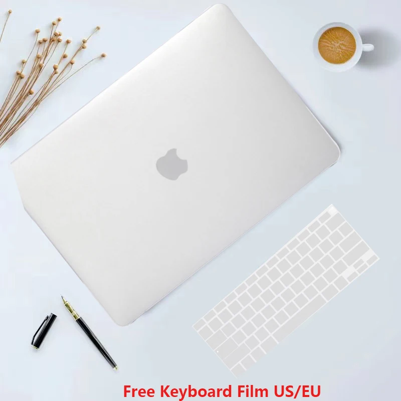 Matte Frosted Case For MacBook Air 13 M1 Retina 12 15 Pro 16 A2141 Macbook A2251 With Free Keyboard Cover | Компьютеры и офис