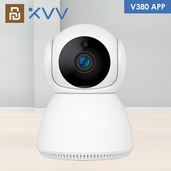 

Xiaovv Q8 1080P IP Camera Wifi Baby Monitor 360° Panoramic PTZ Wireless Webcam V380 Night Vision Motion Detect Security Camera