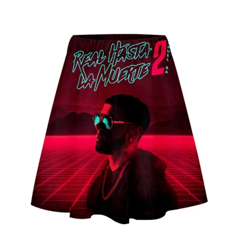 

Anuel AA Women's Skirt Real Hasta La Muerte Skirt Women Clothes Vintage High Waist Graphic Pleated Party Skirts Hot Sale Fashion