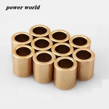 

2-5pcs Bearing Inner Diameter 10 12mm Brass Bushing Guide Sleeve Precision Copper Base Bearing