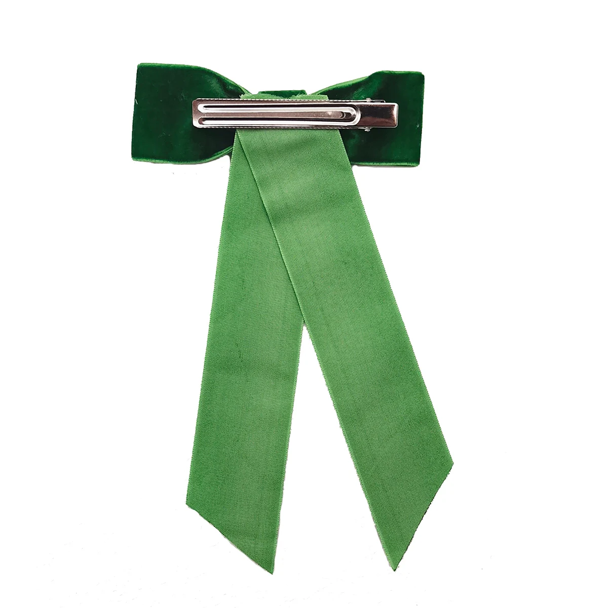 Lystrfac Vintage Velvet Ribbon Bow Barrette Hair Clips For Women Simple Hairpin Top Clip Ladies Hairgrips Hair Accessories
