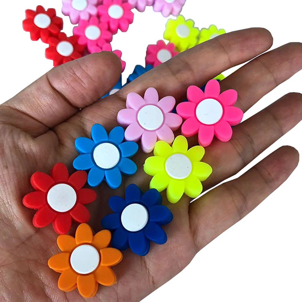 4Pcs/2Pcs Retail Tennis Racket Vibration Dampeners Silicone Cartoon Petal Shape Anti-Vibration Shock Absorber Tennis Accessories tennis accessories tennis racket shock absorber
