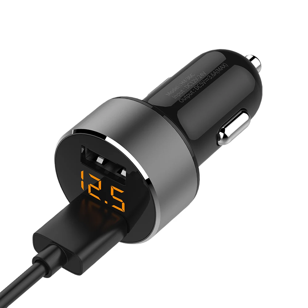 Автомобильное зарядное устройство KORSEED Mini 3.4A с двумя usb портами быстрое