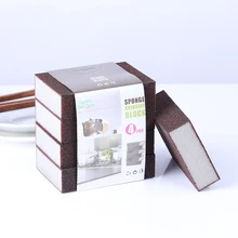 1/4 pcs Sponge Magic Eraser for Removing Rust Cleaning Cotton Kitchen Gadgets Accessories Descaling Clean Rub Pot Kitchen Tools