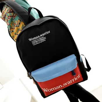 

Women's backpack fashion Korean women's Bag Canvas Backpack student bag backpack women's College style travel bag