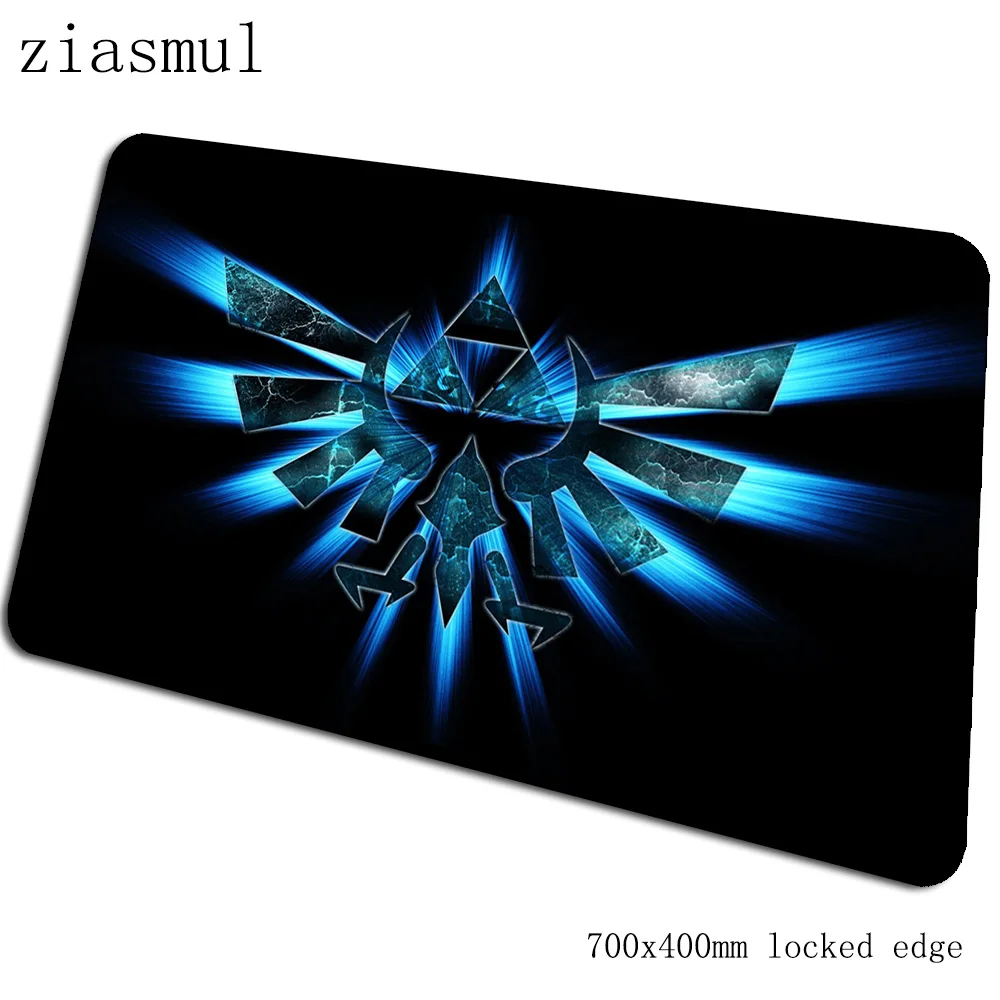 Zelda padmouse 700x400x3 мм игровой коврик для мыши с обработанным краем большой коврик для мыши геймер компьютерный стол высококлассный коврик notbook mousemate pc