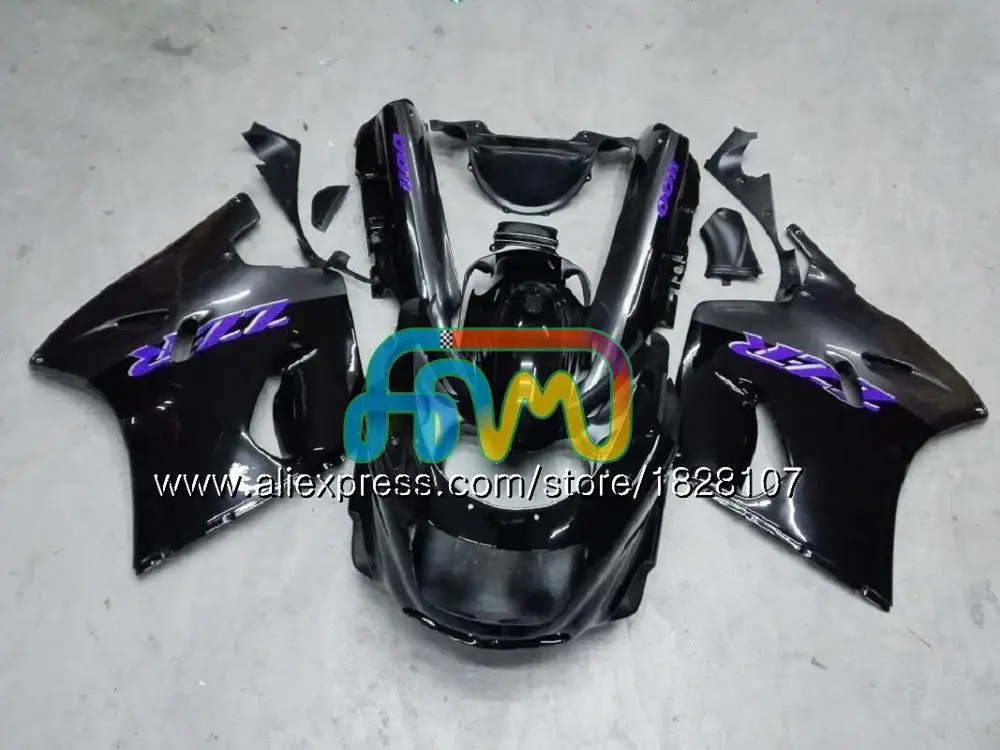 Корпус для KAWASAKI ZX-11R ZZR 1100ZZR1100 ZX11 R зеленого и белого цветов ZZR-1100 7BS. 7 ZX-11 ZX 11R ZX11R 90 91 92 1990 1991 1992 обтекатель - Цвет: No. 24