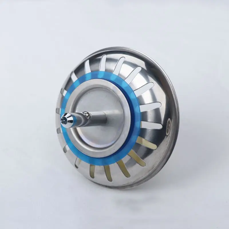 Sink Filter Kitchen Sink Filter Sink Strainer Floor Drain Filter Hair Drain Catcher Kitchen Sink Strainer 80mm Stainless Steel Sink Filter Kitchen Drains Sewer Waste Plug Bathroom Hair Catcher Colanders Strainer Basin Accessories