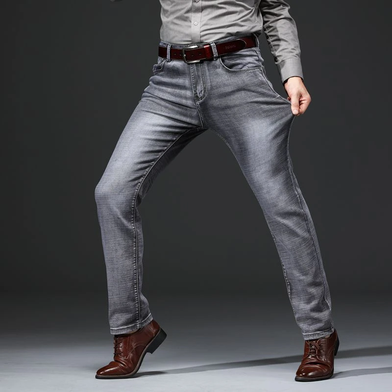 plus size gray jeans