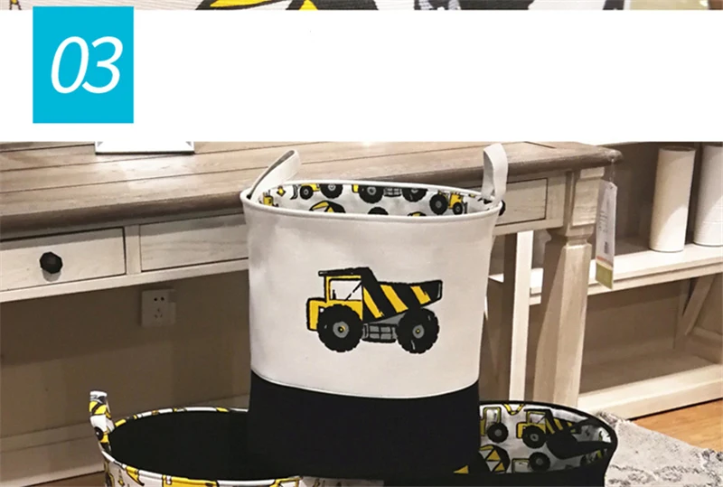 Folding Children Toy Storage Bucket