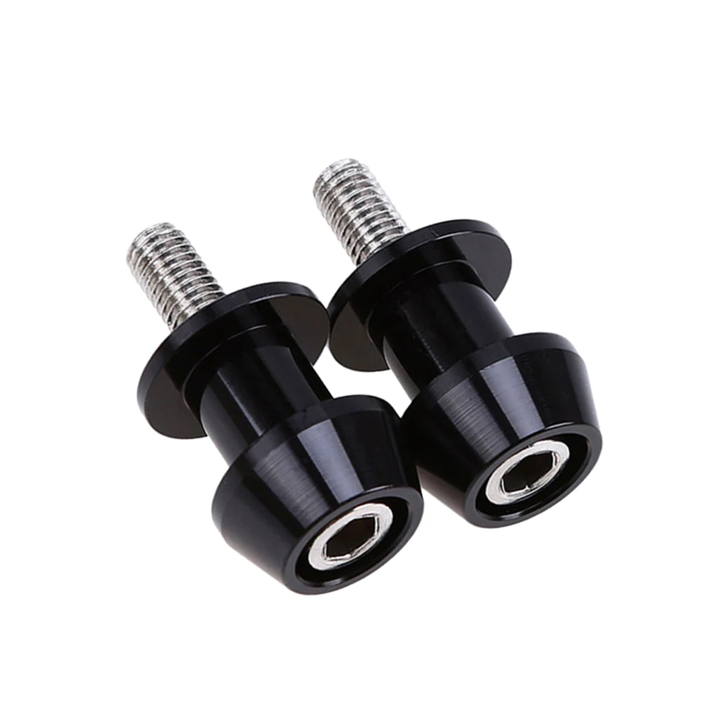 2pcs 6mm Universal Motorcycle CNC Swing Arm Slider Spools for Honda