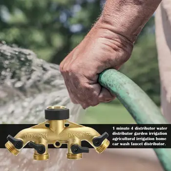 

Water Connector Garden Backyard Hose Splitter Adapter Gardening Connection Tools Product Size 16*8*5.5cm Weight 462g