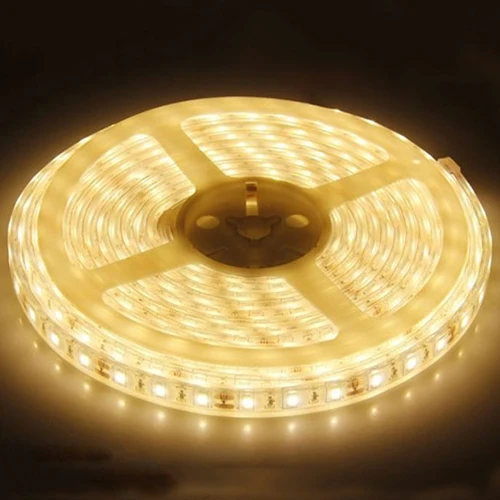 Warm white DC12V IP68 Водонепроницаемая светодиодная лента SMD 5050 RGB свет 60 Светодиодный s/m светодиодная лента s для наружного пруда дом для Аквариума Декор 5 м/лот - Испускаемый цвет: Warm white