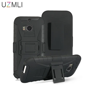 

For HTC One M8 M8s M8x Future Armor Impact Hybrid Hard Case Belt Clip Holster 3 in 1 Combo Shockproof Kickstand Back Cover Cases