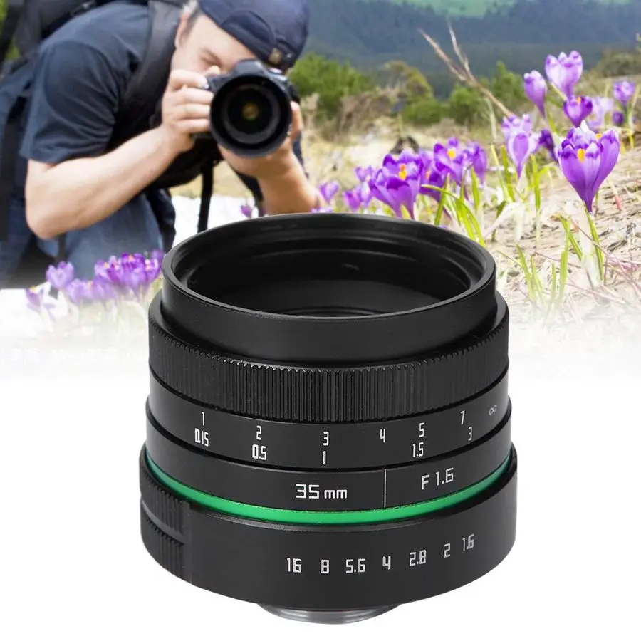 Объектив lente para 35 мм F1.6 C для объектива APSC Foucsing с переходным кольцом камер Sony