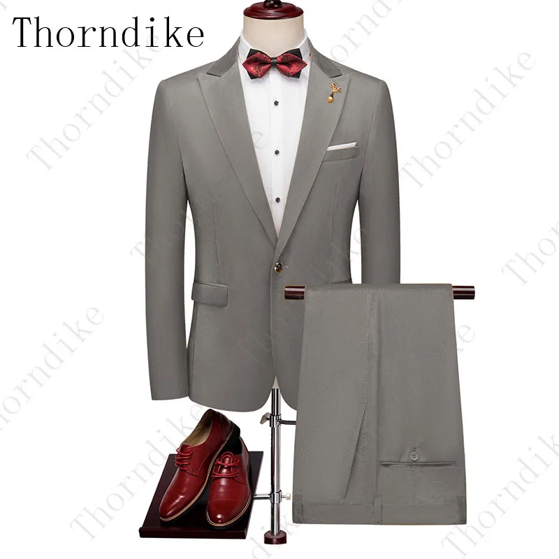 suit 14 Thorndike Свадебный Мужской зеленый бархатный костюм, 3 предмета(пиджак+ брюки+ жилет), смокинг жениха, мужские вечерние костюмы, мужской костюм на заказ - Цвет: suit 14