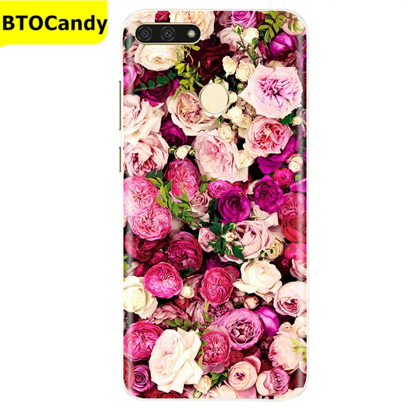 phone pouch for ladies For Huawei Y7 Prime 2018 Case Huawei Y7 2018 Cover Soft Silicone TPU Phone Case For Huawei Y 7 Y7 2018 Prime Back Cover Coque flip cases Cases & Covers