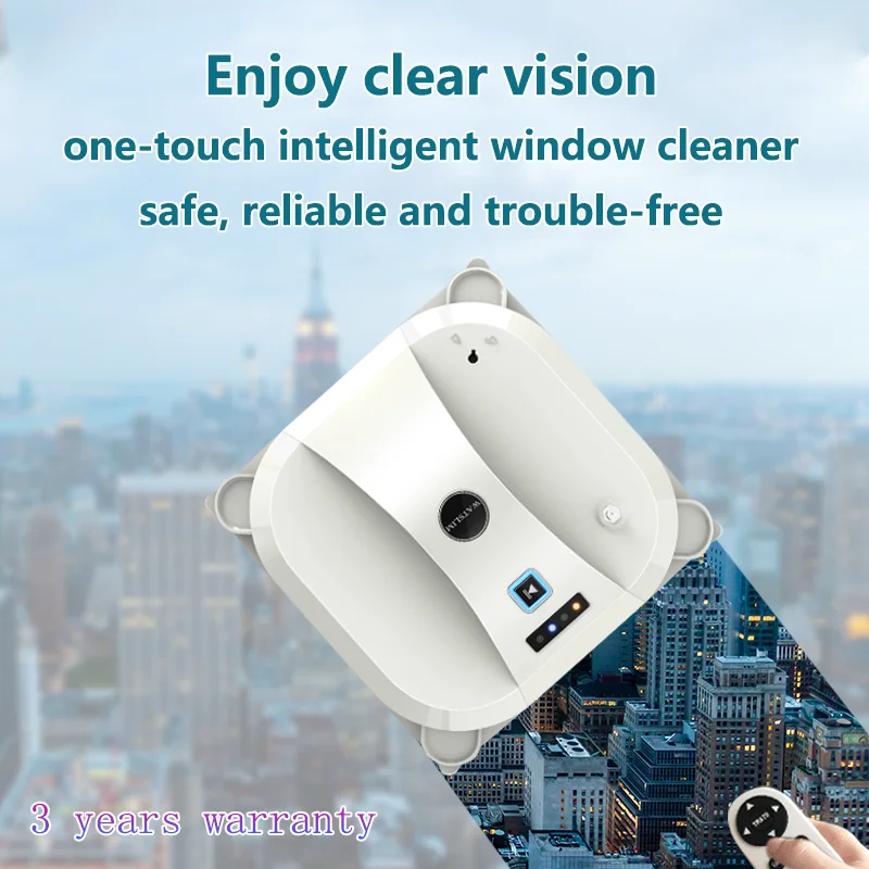 Electric Window Cleaner Robotic Vacuum Cleaner for Home Windows Glass Washer Route Planning - Famidy.com