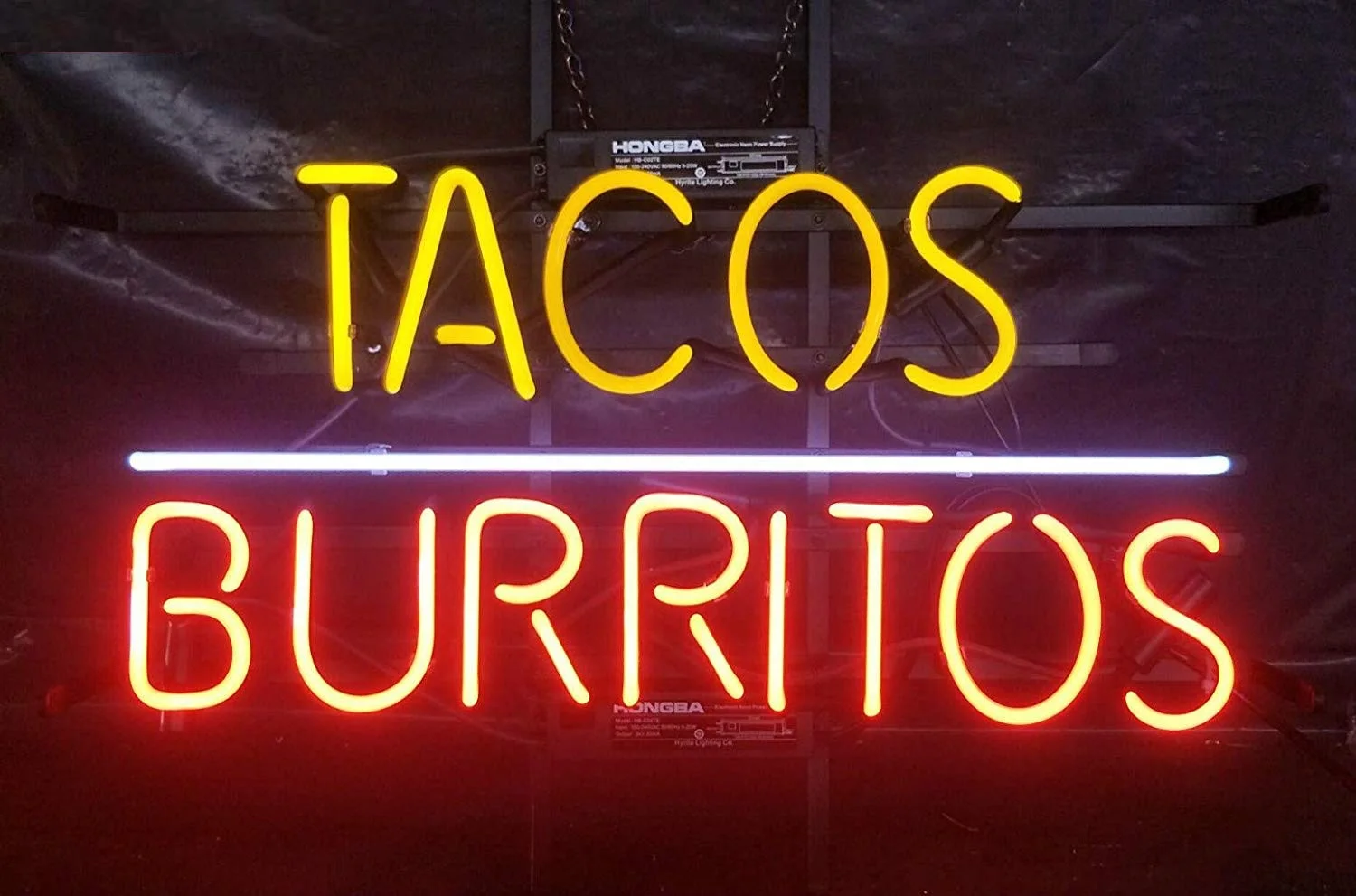 110186 Mexican Burritos food restaurant Tacos Display LED Light Neon Sign 