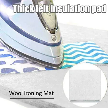 

Wool Pressing Mat Ironing Pad High Temperature Ironing Board Silken Banner Protective Insulation Ironing Board Cover Random