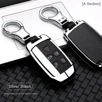 

Car key case keychain key ring fob 5 button For Land Rover 4Evoque/Discovery 2 3/Vogue/X8/XFR/LR4/Jaguar XK XKR/F-Pace S-type