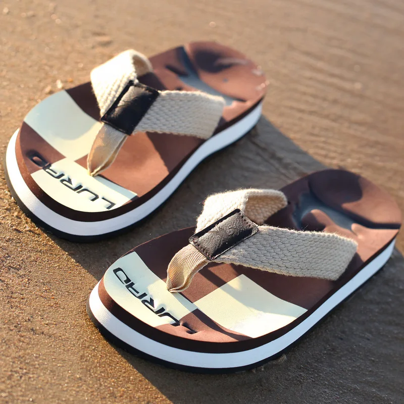 

Luladi Knitted Belt MEN'S Flip-flops Summer Sandals MEN'S Beach Shoes Anti-slip Thick Bottomed Slippers Europe And America Fashi