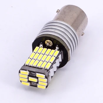 

200x Signal Lamp Bay15d Led Canbus P21/5W Led 1157 45 led smd 4014 Brake Stop Backup Tail Light Led Car Light Bulb White