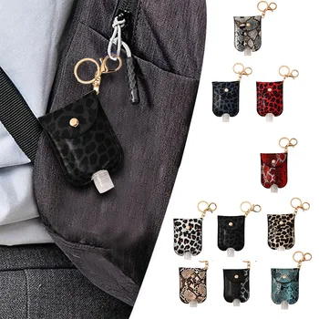 

Hand Sanitizer Keychain Key Holder Travel Bottle Refillable Containers 30ml Flip Cap Reusable Bottles Keychain Carrier