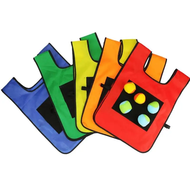 

Outdoor Sports Game Vests Children's Sticky Jerseys Entertainment Throwing Vests Game Props Vests Sticky Jerseys Training Tools