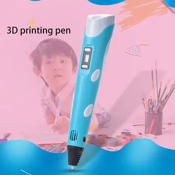 

3D Printing Pen 12V 3D DIY Pen Pencil 3D Drawing Pen Stift PLA Filament For Kid Child Education Hobbies Toys Birthday Gifts