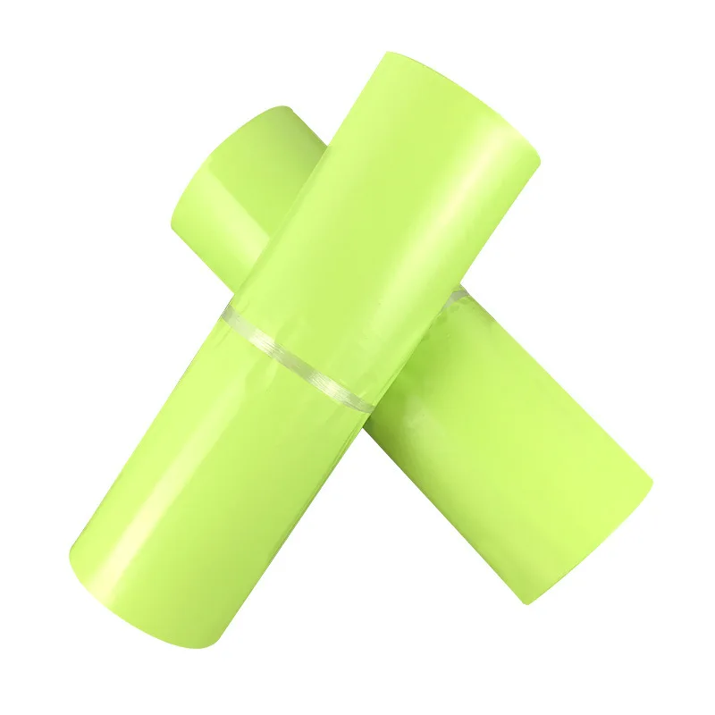 100pcs 7 Sizes Light Green Courier Bags Poly Mailer Postal Shipping