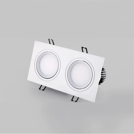 Recessed Double LED Dimmable Downlight COB 7w 9w 12W 24W Spot light decoration Ceiling Lamp AC 110V 220V led ceiling light,ceiling light