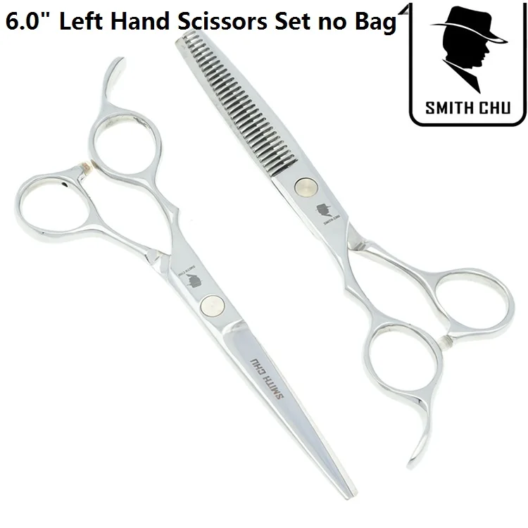LZS0071 no bag 60 6,0 дюймов Smith Chu Salon ножницы для волос для левшей, Набор японских парикмахерских ножниц для стрижки и истончения, машинка для стрижки волос LZS0041 - Цвет: LZS0071 no bag 60