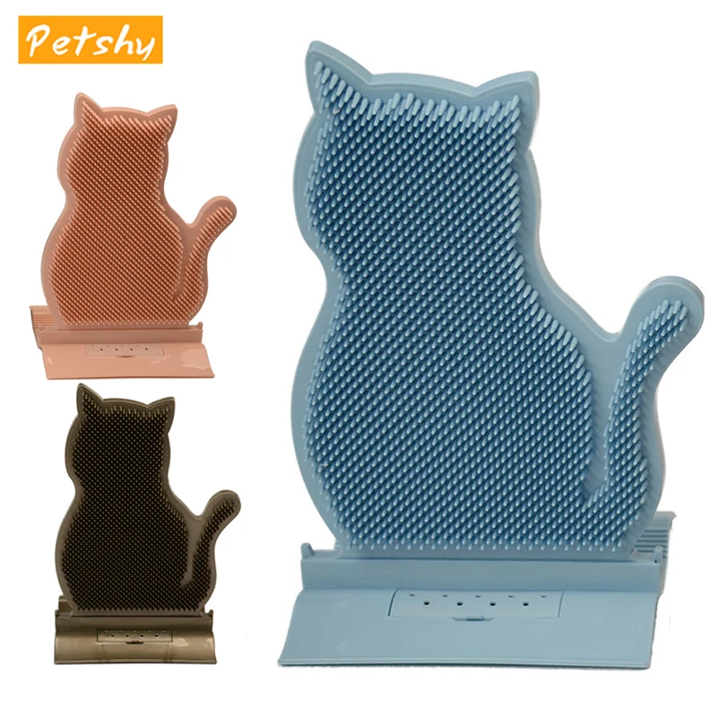 Расческа для питомцев Petshy, съемная щетка для кошек, когтеточки, щетка для удаления волос, массажная расческа, уход за домашними животными, чистые принадлежности
