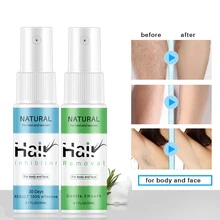 20 мл удаление волос спреи ингибитор Сыворотка от выпадения волос предотвращает весь тело ног подмышек Депиляция лица жидкий экстракт TSLM1