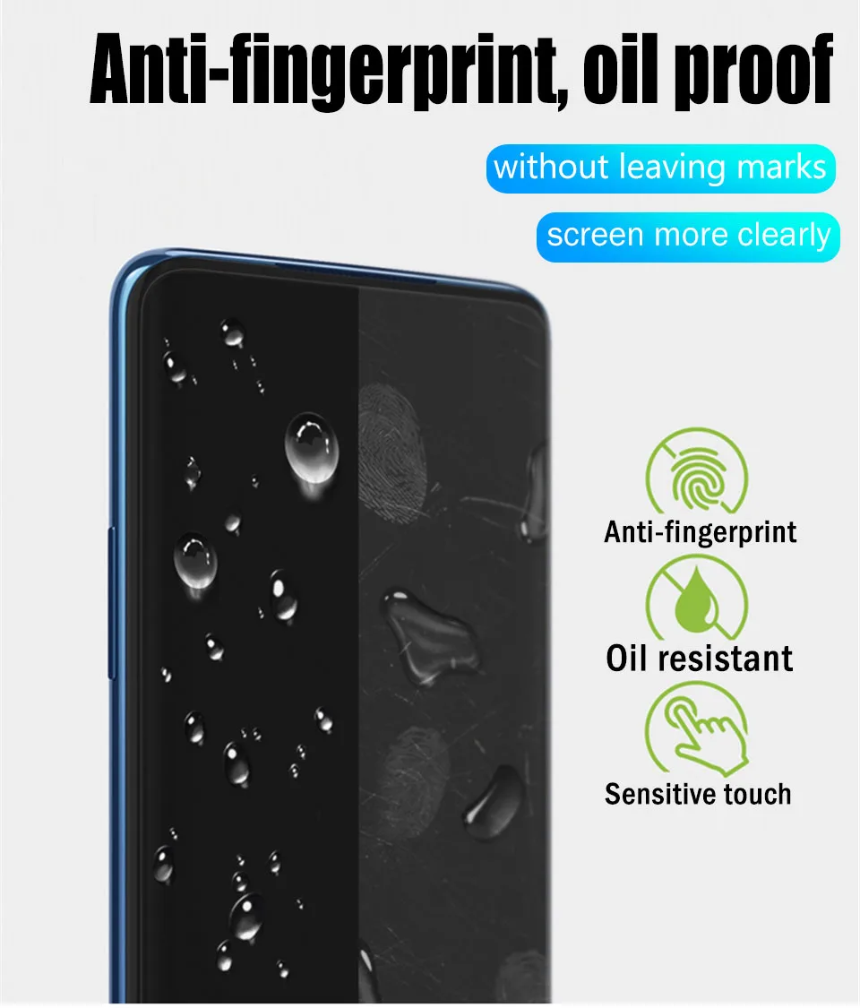30D изогнутая мягкая Гидрогелевая пленка для Oneplus 7 Pro Защита экрана для Oneplus 6 6T 7T полное покрытие защитная пленка не стекло телефон защитное смартфон гидрогель