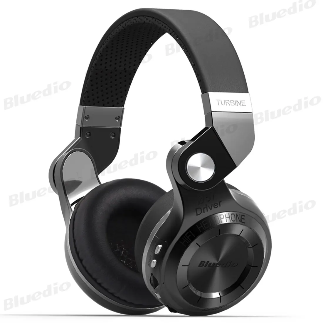 Bluedio T2+ беспроводные Bluetooth 5,0 стерео наушники sd-карта и FM радио гарнитура складная с микрофоном Высокий Бас Звук - Цвет: Black bubble bag