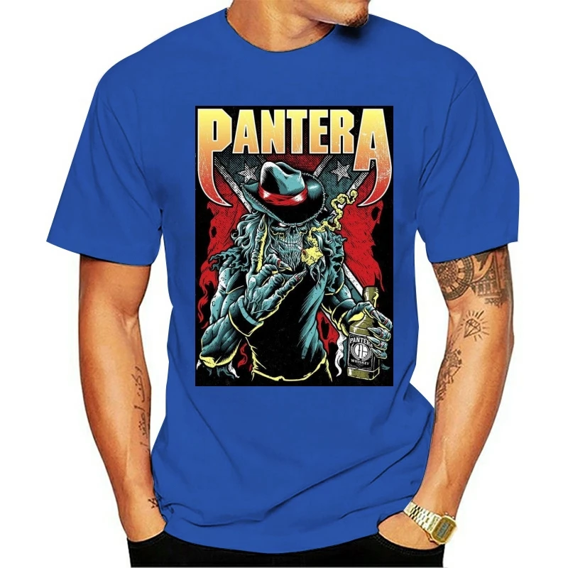 

2020 NEW T Shirt Pantera v14 heavy metal black all sizes 5XL