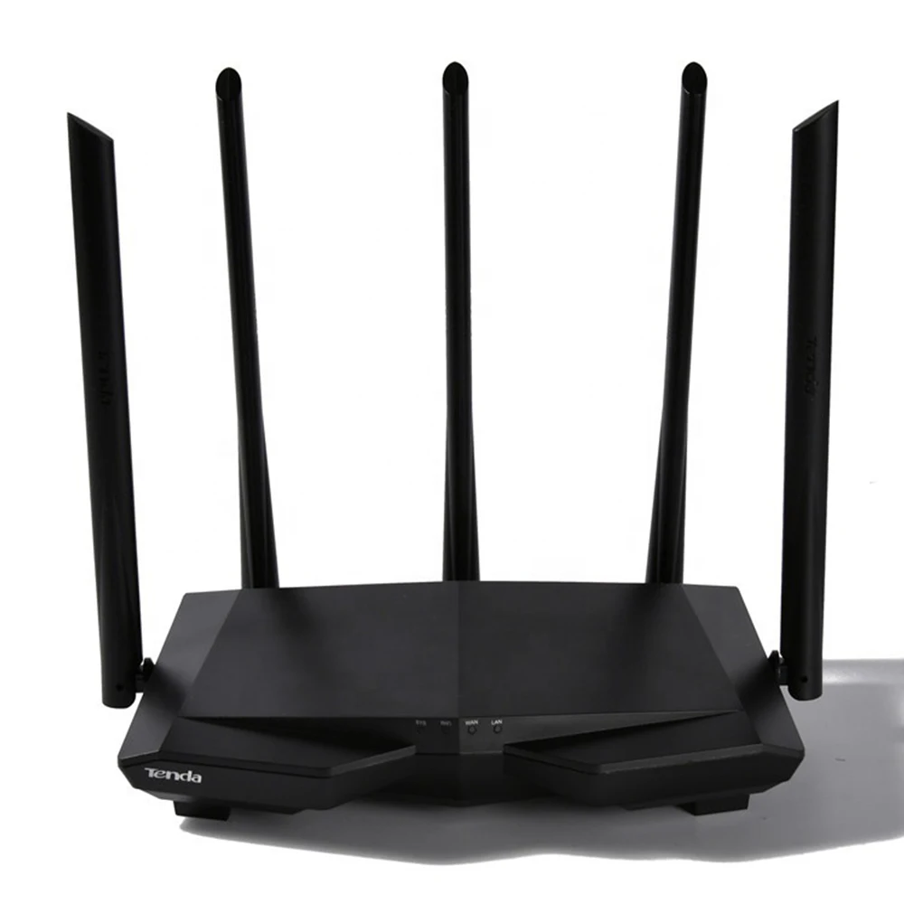 Tenda AC7 Беспроводные Wi-Fi роутеры 11AC 2,4 ГГц/5,0 ГГц Wi-Fi ретранслятор 1* WAN+ 3* LAN порты 5* 6dbi антенны с высоким коэффициентом усиления умное управление приложением