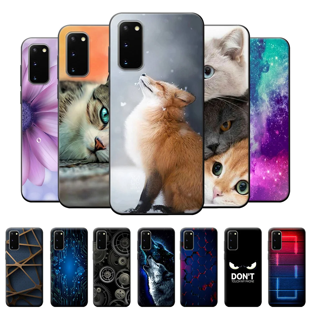 Per Samsung S20 Custodia Cover Posteriore Su Galaxy S20 Custodia In Silicone Tpu Per Samsung S20 S 20 Custodia Morbida Per Telefono Fox Per Samsung S2