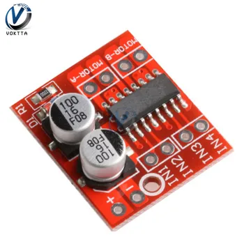 

L298N L9110 L298 1.5A 2.5A 2 Way DC Motor Driver Drive Board Module PWM Speed Dual H-Bridge Stepper Low on-resistance MOS Switch