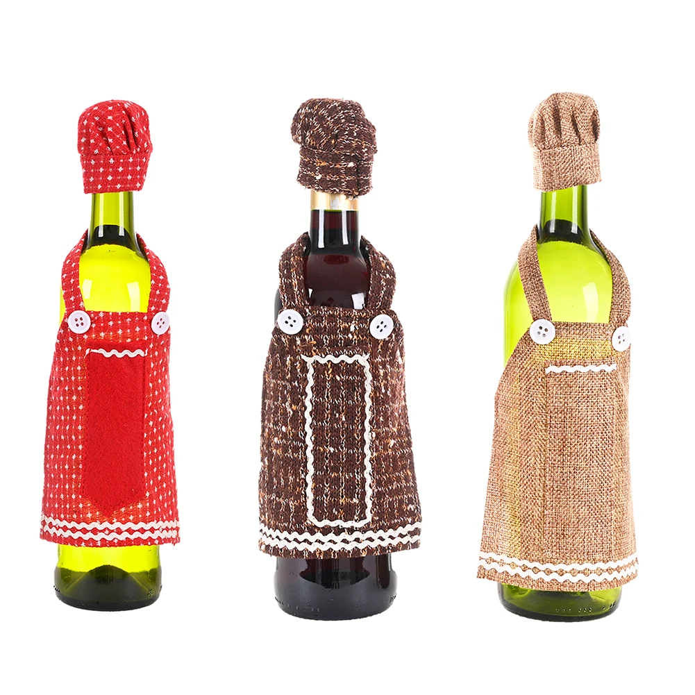 Cache-bouteille De Vin Food Network - Poupée Elfe Dinde En Tricot - Orange - Occasion