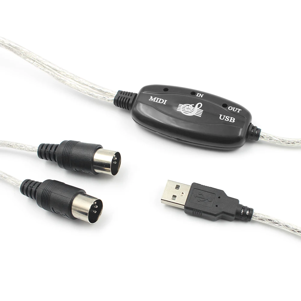 Pro USB показывающие внутреннюю/наружную MIDI адаптер кабель к ПК музыка электронная