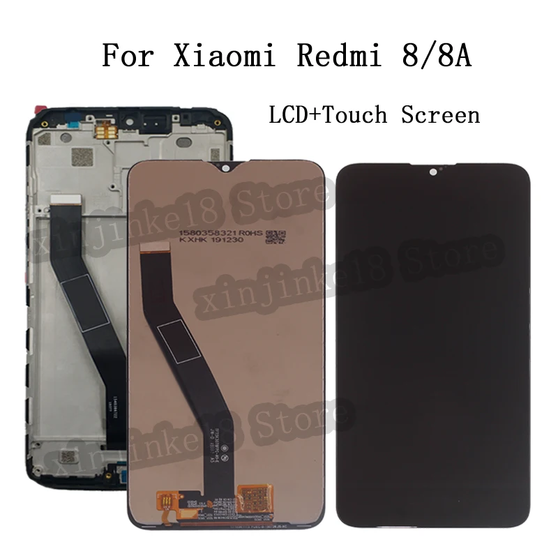 

For Xiaomi Redmi 8 8A LCD Display Touch Screen Digitizer Assembly Phone Parts For Redmi 8A LCD Replacement Accessory Repair kit