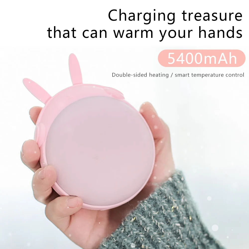 Power Bank 10000mAh Cute Animal Hand Warmer PowerBank 10000 mAh USB PoverBank External Battery Charger For 3