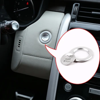 

For Land Rover Discovery Sport LR5 Range Rover Sport Vogue Evoque Part Red/Silver/Blue Car ABS Engine Start Stop Button Trim