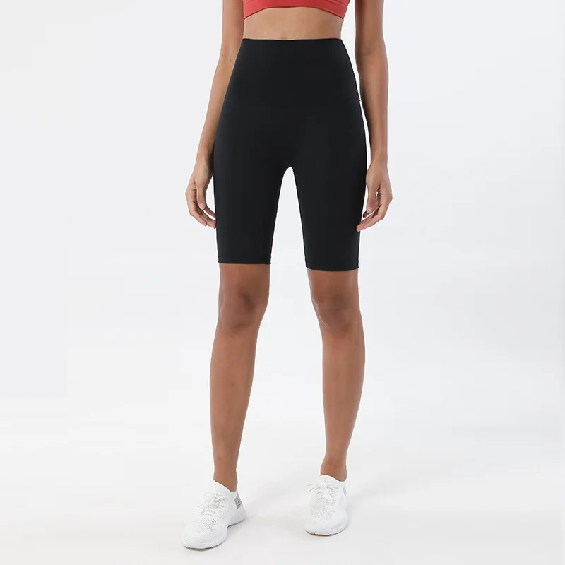 Sexy Sports Yoga Shorts Tights High Waist Fitness Bicycle Running Pants High Waist Peach Hip Soft And Comfortable Gym Clothing