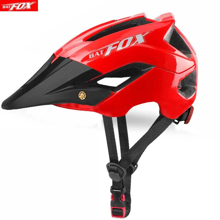 

BATFOX Bike Bicycle Helmet All-terrai MTB Cycling Sports Safety Helmets In-mold OFF-ROAD Super Mountain Road Bike Cycling Helmet