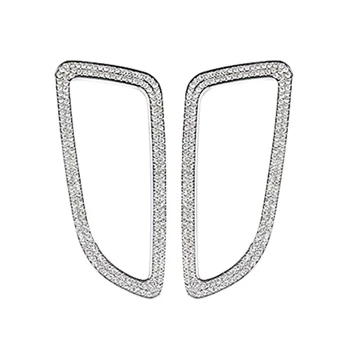 

2Pcs Crystal Dashboard Air Vent Outlet Cover Fit for Benz E Class W213 E200L E300L E320L Accessories Bling Covers Decals Inside