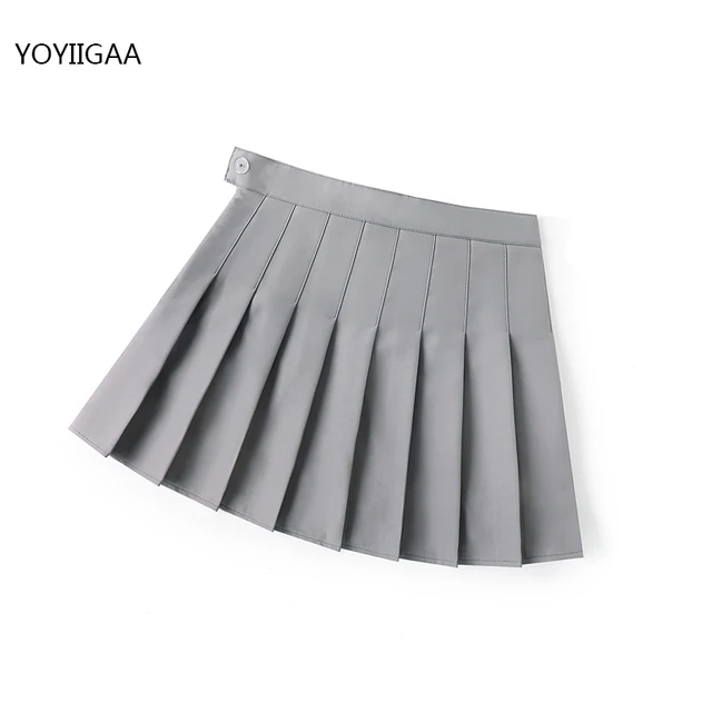 Summer Women Pleated Skirt High Waist Female Plaid Skirts Preppy Style Ladies Girls Dance Mini Skirt Fashion Chic Woman Skirts a11